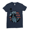 us flag 2 Ladies Fitted T-Shirt