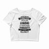 Super Cool Grandad Of A Freaking Awesome Granddaughter Crop Top