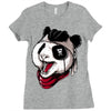 panda pirate Ladies Fitted T-Shirt