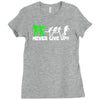 zombie never give up fun Ladies Fitted T-Shirt