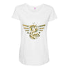 journey of courage Maternity Scoop Neck T-shirt