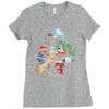 the burning joke Ladies Fitted T-Shirt
