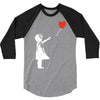 banksy style 3/4 Sleeve Shirt