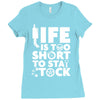life too short to stay stocked Ladies Fitted T-Shirt