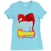 burn the patriarchy Ladies Fitted T-Shirt