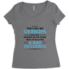 They Call Me Grandpa Because Partner in the Crime Makes Me Sound Like Women's Triblend Scoop T-shirt