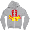 summer time flip flops Zipper Hoodie