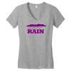 rain Women's V-Neck T-Shirt