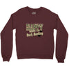 happy when duck hunting Crewneck Sweatshirt