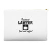 instant lawyer just add coffee Accessory Pouches