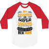 My Daughter Is Super Awesome Her Mom 3/4 Sleeve Shirt