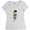 Izuku Midoriya Women's Triblend Scoop T-shirt