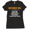 November Girl Hated By Many Ladies Fitted T-Shirt