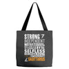 Strong Independent Motivated Sagittarius Tote Bags
