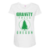 gravity falls oregon pine Maternity Scoop Neck T-shirt