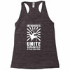 introverts Unite Separately in Your Own Homes Racerback Tank