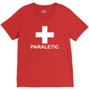 paraletic funny printed green top drinking booze party drunk V-Neck Tee