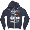 true friend (boxer) Zipper Hoodie