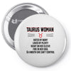 Taurus Woman Pin-back button