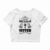 I Am One Blessed Sister Crop Top