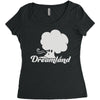 dreamland logo Women's Triblend Scoop T-shirt