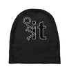 fk it funny college party Baby Beanies