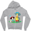 my friend hef Zipper Hoodie