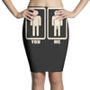 you me kleiner pimmel fun lustig Pencil Skirts