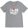 i love the 90's  musik dj fun V-Neck Tee