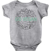 go vegan 3 Baby Bodysuit