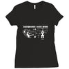 the aerodynamics of a basset hound Ladies Fitted T-Shirt