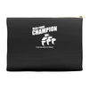 beer pong champion Accessory Pouches