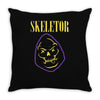 skeletor Throw Pillow