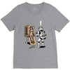 metal wars solid V-Neck Tee