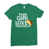 This Girl Loves Tacos Ladies Fitted T-Shirt