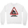 warning descent Crewneck Sweatshirt
