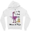mama &amp; pizza dinasour Zipper Hoodie