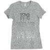 it's not me it's you girls Ladies Fitted T-Shirt