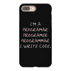 i write code iPhone 8 Plus
