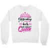 Celebrating With the 4th Birthday Queen Crewneck Sweatshirt