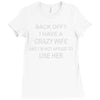 husbands wives joke Ladies Fitted T-Shirt