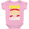 papa the man the myth the legend 2 Baby Onesie