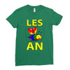 gay pride parade lgbt lesbian gay bi trans queer pan light Ladies Fitted T-Shirt