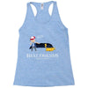 best friends forever Racerback Tank