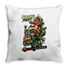piranha party Throw Pillow