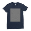 optical illusion skull, ideal gift or birthday present. Ladies Fitted T-Shirt