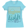 camp river Ladies Fitted T-Shirt