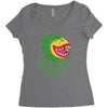 feed me Women's Triblend Scoop T-shirt
