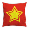 Golden Star Throw Pillow
