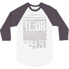 political illiteracy 3/4 Sleeve Shirt